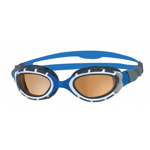 LUNETTE ZOGGS PREDATOR FLEX POLARIZED ULTRA BLEUE BLANCHE